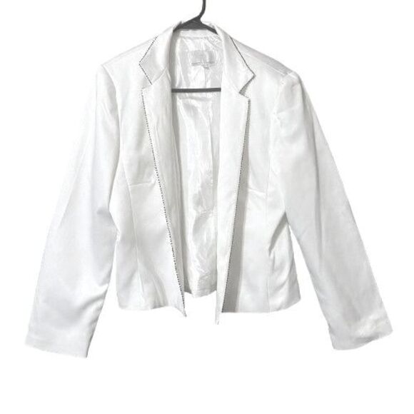 Sandra Darren Lined Jacket Blazer Womens Size 12 Short - Picture 1 of 8